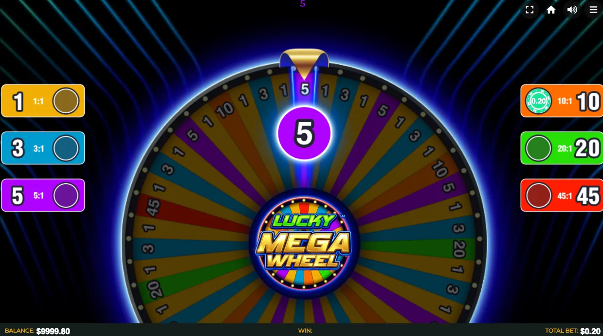 Lucky Mega Wheel Game