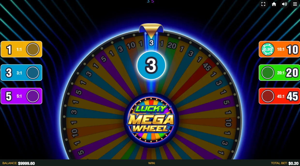 Lucky Mega Wheel demo